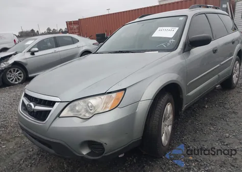 2009 Subaru Outback 2.5I from USA, damaged, VIN 4S4BP60C397338493